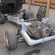 Bare chassis, waiting for Dore’s completed DMC-12 body to go on top.